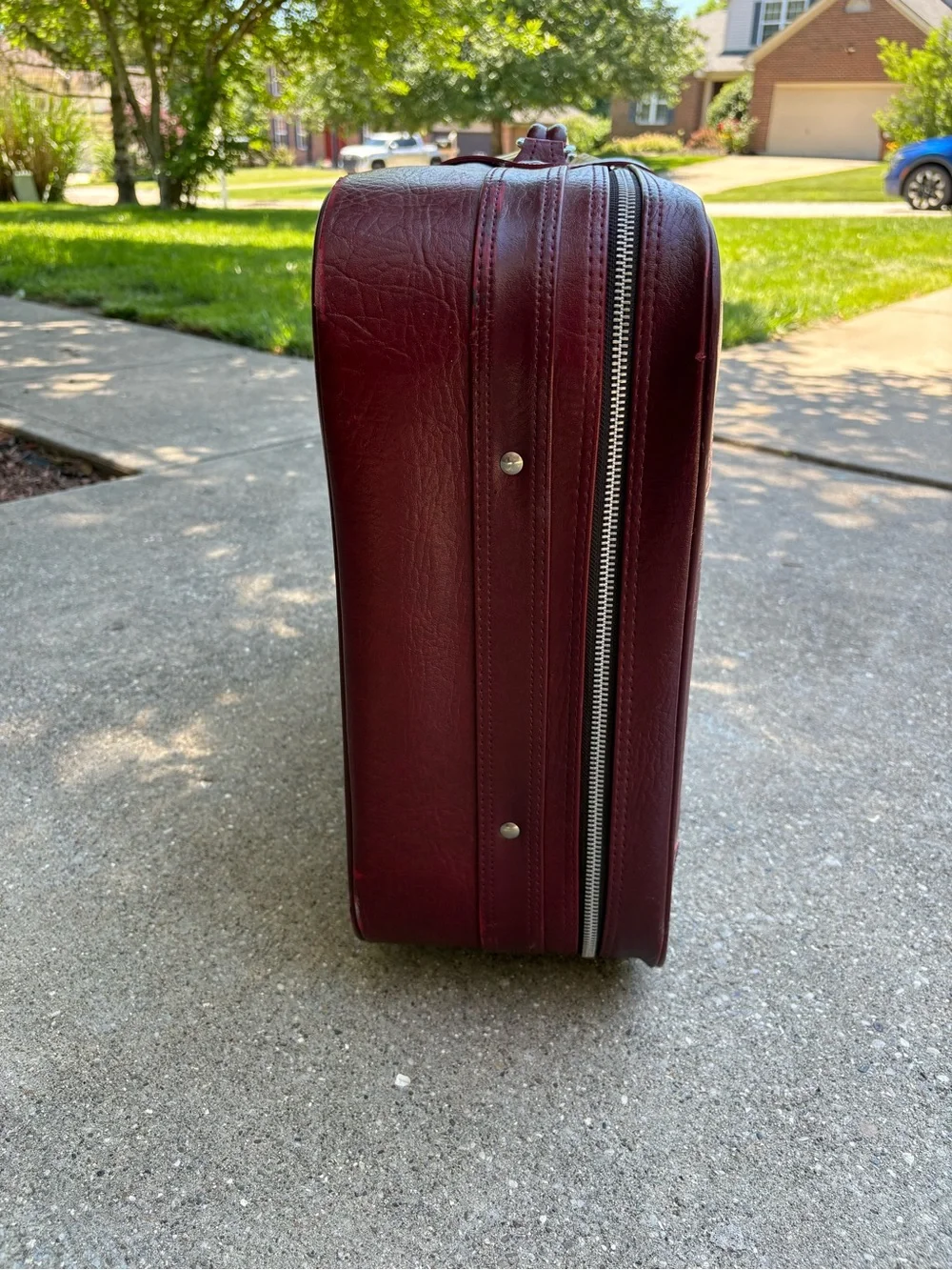 MCM Vintage LYNX Genuine Leather Large Suitcase w/ Wheels